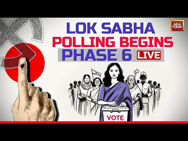 ⁣LIVE | Lok Sabha Election Phase 6 Voting Begins | Phase 6 Key Candidates And Constituencies