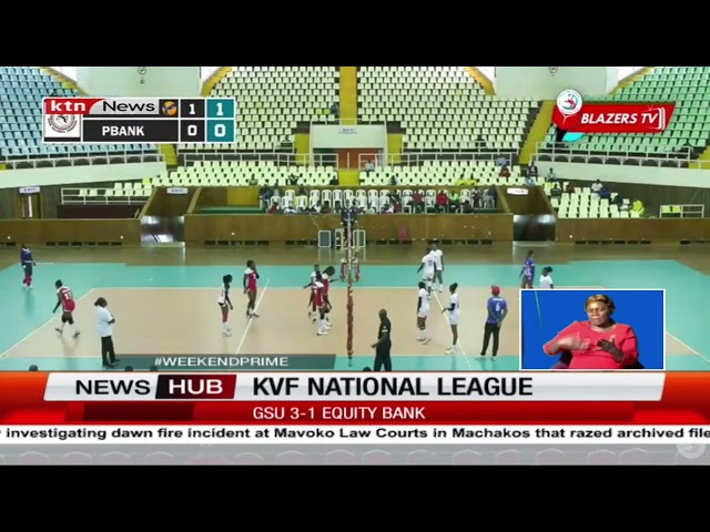 ⁣Kenya Volleyball Federation National League quarterfinals play-offs