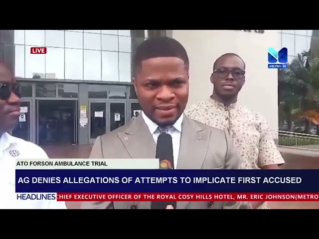 ⁣AG denies allegations of attempt to implicate first accused