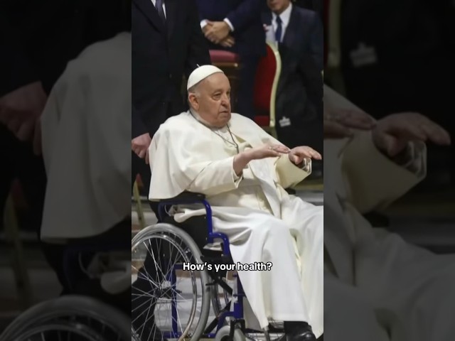 ⁣Pope Francis on his health #shorts