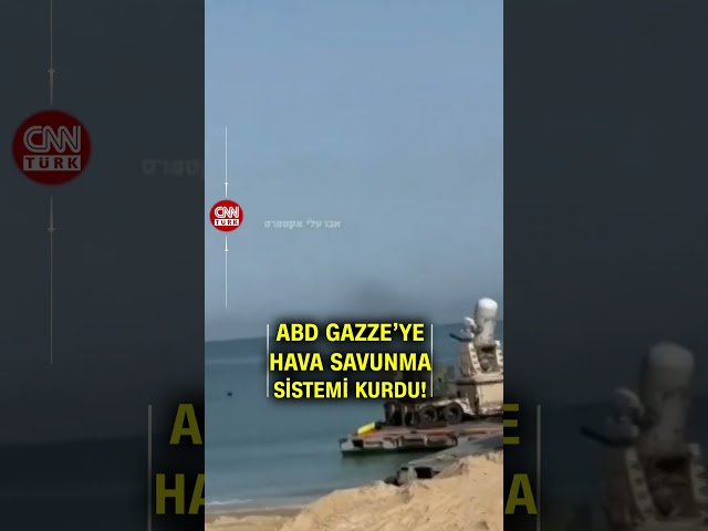 Gazze Limanında Atış Testi Yaptılar! ABD Gazze'ye Asker Mi Çıkarıyor?