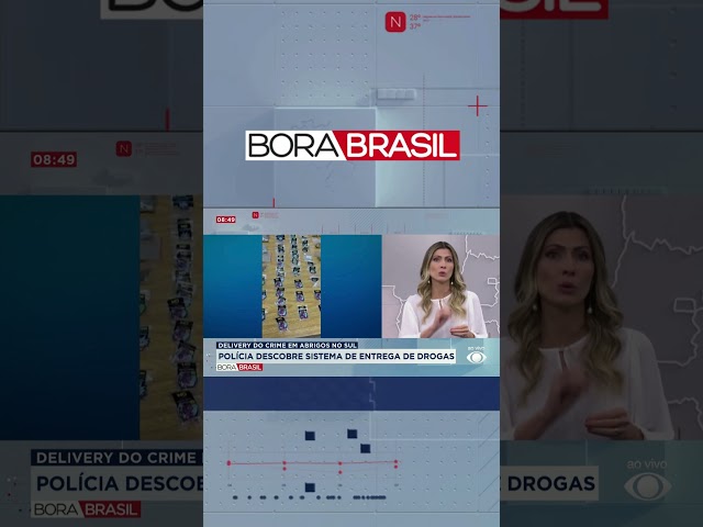 ⁣Pedidos via WhatsApp: polícia descobre entrega de drogas em abrigos do RS #shorts