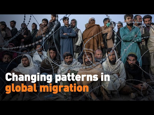 ⁣Changing patterns in global migration