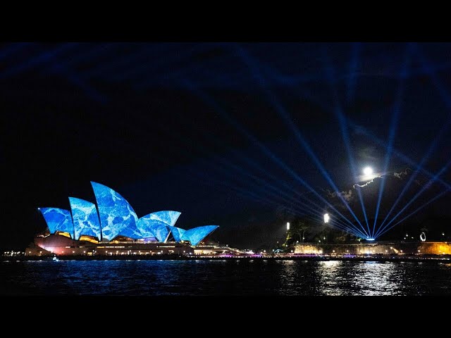 Sydney’s CBD lights up as Vivid festival begins