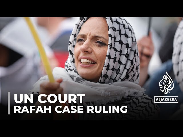 ⁣Top UN court issues ruling: ICJ orders Israel to end its Rafah offensive