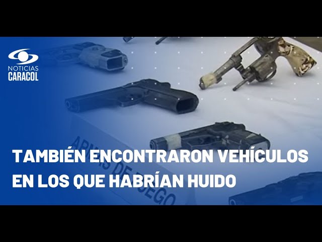⁣Hallan armas que sicarios habrían usado en atentado contra hijo de Enilce López