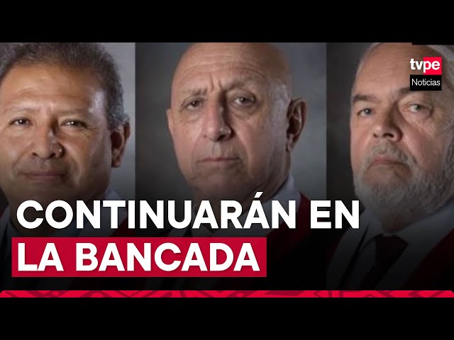 ⁣Jorge Montoya, José Cueto y Javier Padilla renunciaron al partido político Renovación Popular