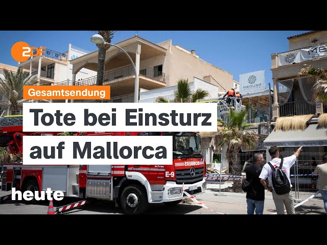 ⁣heute 19:00 Uhr vom 24.05.24 Unglück auf Mallorca, Rafah-Offensive, Rassistische Parolen auf Sylt