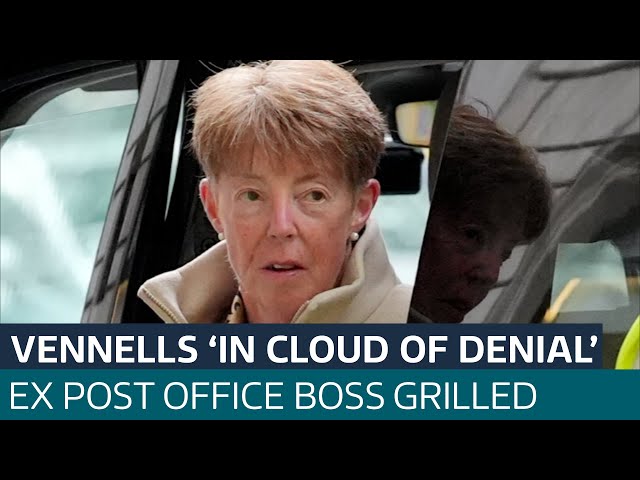 ⁣Boos and groans as Paula Vennells ends three day grilling by sub-postmasters' lawyers | ITV New