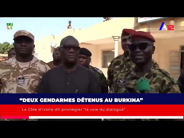 ⁣“Deux gendarmes détenus au Burkina” La Côte d’Ivoire dit privilégier “la voie du dialogue”