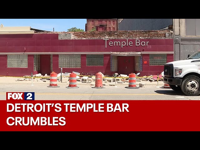 ⁣Detroit's Temple Bar crumbles, manager hopeful