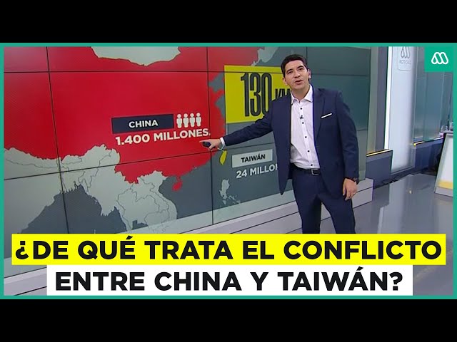⁣¿Guerra entre China y Taiwán? La explicación del conflicto entre ambos países