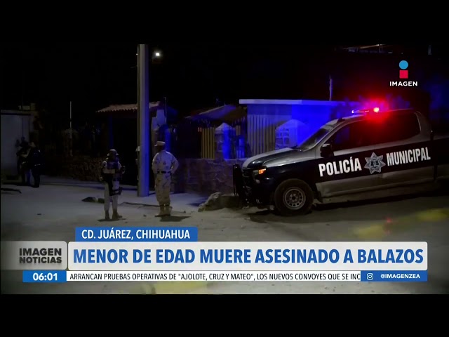 ⁣Adolescentes son atacados a balazos en Ciudad Juárez; uno murió | Noticias con Francisco Zea
