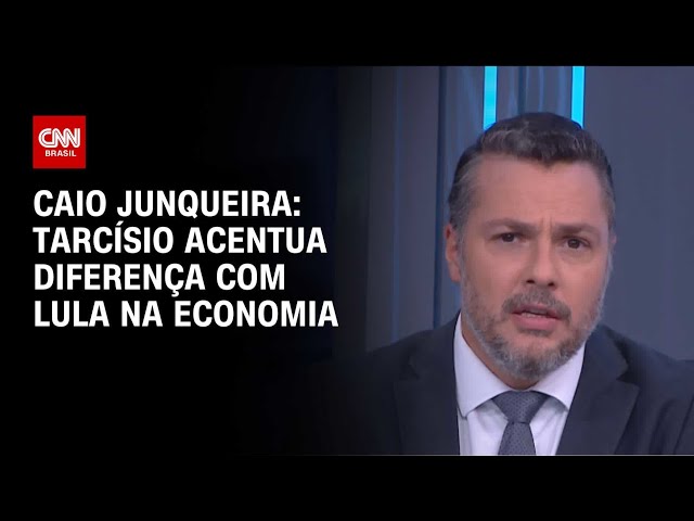 ⁣Caio Junqueira: Tarcísio acentua diferença com Lula na economia | WW