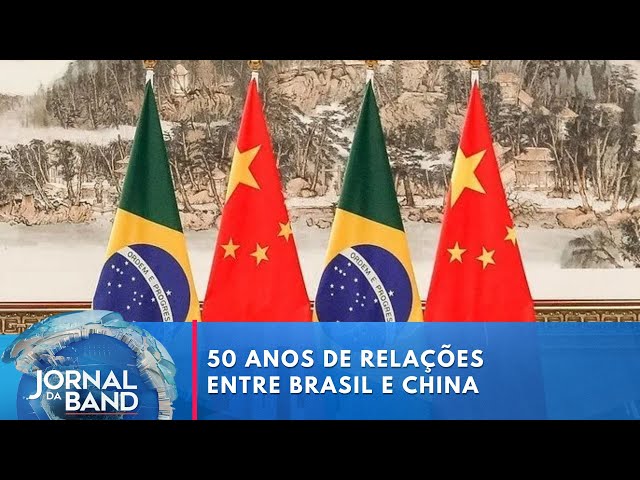 ⁣Brasil e China: 50 anos de relações entre os países | Jornal da Band