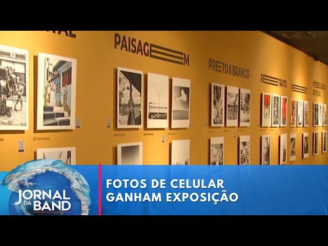 ⁣Fotos de celular ganham exposição em São Paulo| Jornal da Band