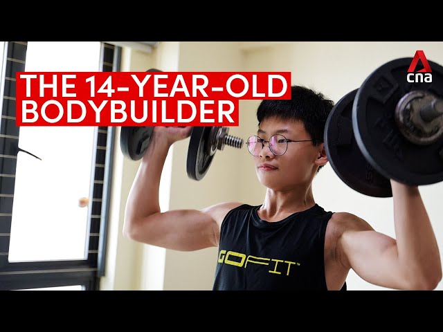 ⁣Athy Lee, the 14-year-old bodybuilder who wants to go professional
