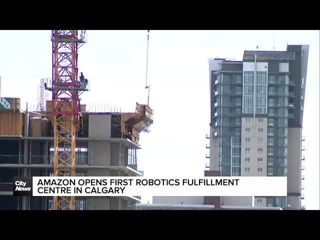 ⁣Amazon opens first robotics fulfillment centre in Calgary