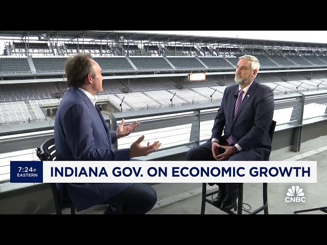 ⁣Indiana Gov. Eric Holcomb on economic growth: We're punching way above our weight class