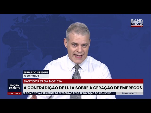 ⁣Eduardo Oinegue: A contradição de Lula sobre a geração de empregos