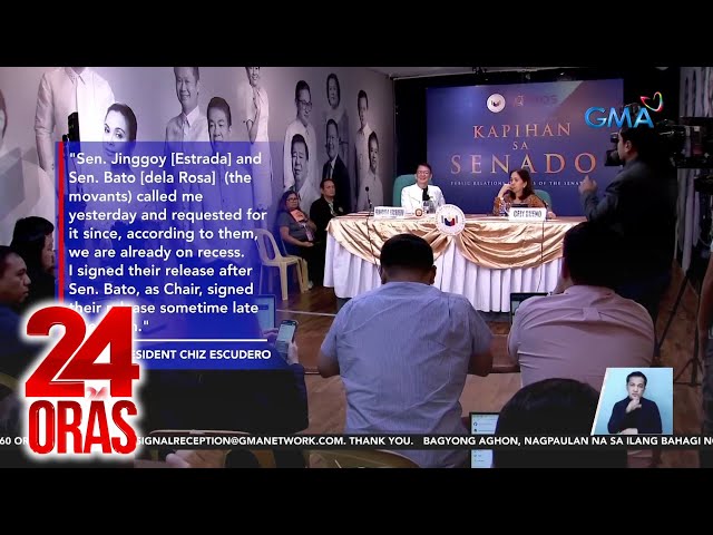 ⁣Pikoy Santiago at Jonathan Morales na dinetine dahil cited-in-contempt...  | 24 Oras