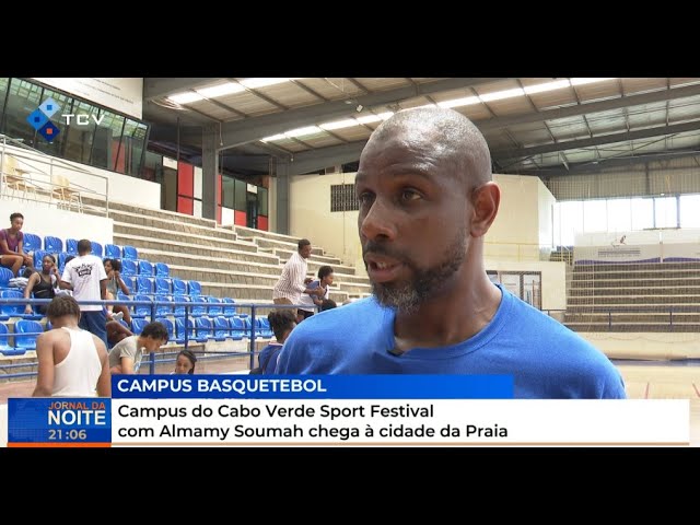 ⁣Campus do Cabo Verde Sport Festival com Almamy Soumah chega à cidade da Praia
