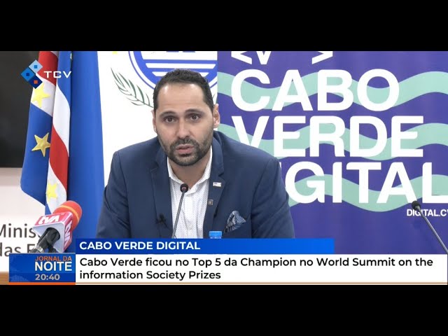 ⁣Cabo Verde ficou no Top 5 da Champion no World Summit on the information Society Prizes