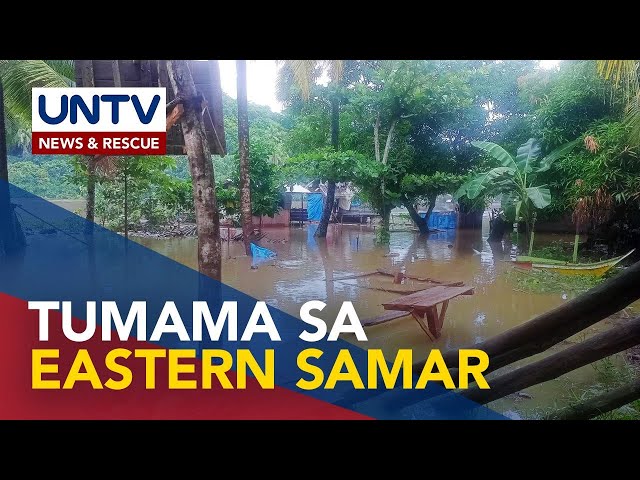 ⁣‘Aghon’, nag-landfall sa Eastern Samar; halos 2,000 pasahero, stranded sa pantalan