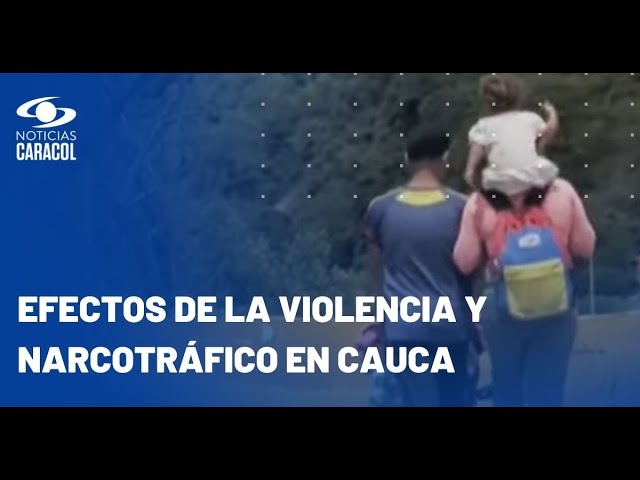 ⁣Drama de desplazados por violencia en Cauca: "Si no protegen al de plata, menos a uno que es po