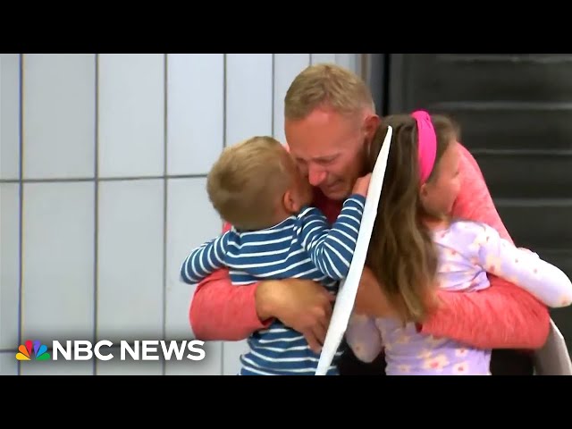 ⁣American reunited with family after escaping jail sentence in Turks and Caicos