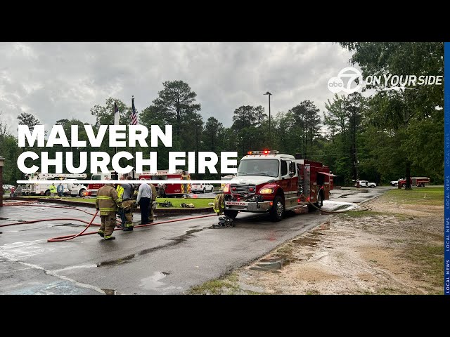 ⁣Malvern church fire leaves building in ruin, seeking donation to rebuild