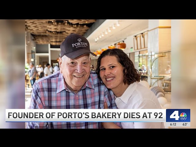 ⁣Founder of Porto's Bakery dies at 92