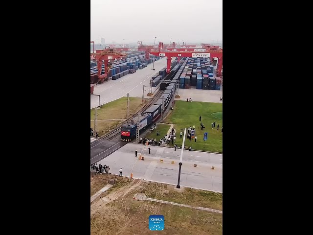 ⁣On site: China-Europe freight train trips surpass 90,000