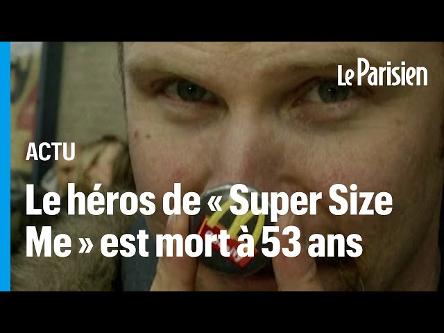 ⁣Morgan Spurlock, le réalisateur qui avait mangé McDo pendant 1 mois est mort