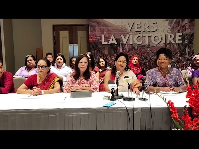 ⁣Conférence de presse de l'aile féminine de l'alliance PTR-MMM-Nouveaux Démocrates