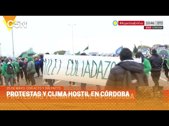 ⁣PROTESTAS y CLIMA HOSTIL en CÓRDOBA