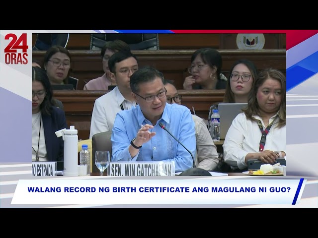 ⁣Walang record ng birth certificate ang magulang ni Bamban, Tarlac Mayor Alice Guo? | 24 Oras