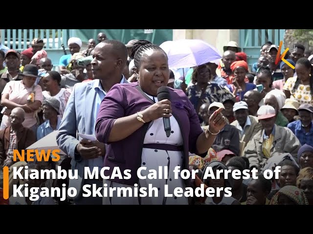 ⁣Kiambu MCAs Call for Arrest of Kiganjo Skirmish Leaders