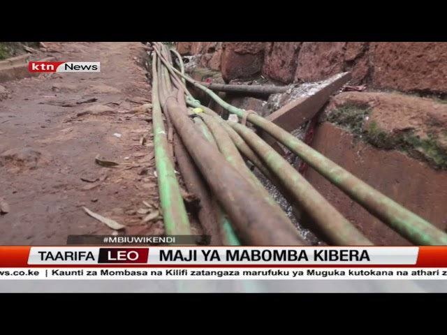 ⁣Wakazi wa Kibera wafurahia mambomba ya maji safi
