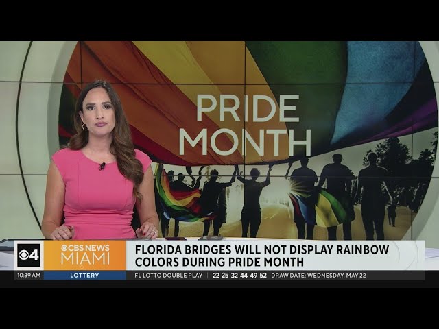 ⁣Florida bridges ordered not to display rainbow colors for Pride Month