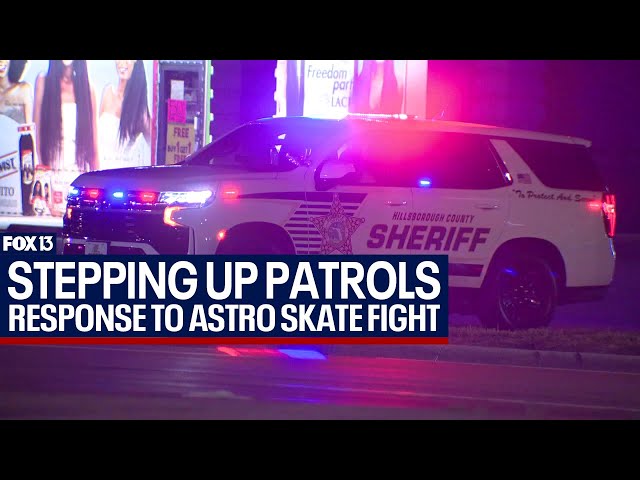 ⁣Extra patrols after Astro Skate fight
