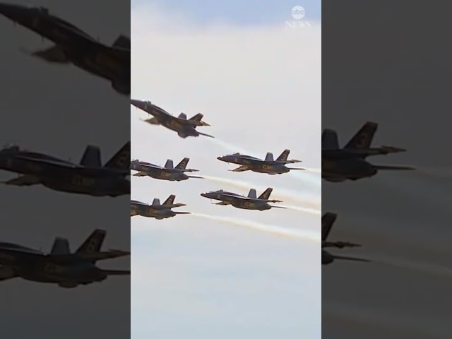 ⁣The flight of a lifetime with the US Navy Blue Angels