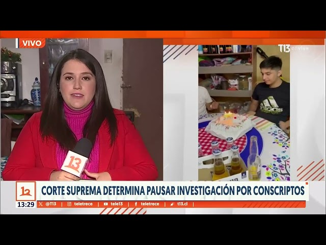 ⁣Corte Suprema determina pausar investigación por conscriptos