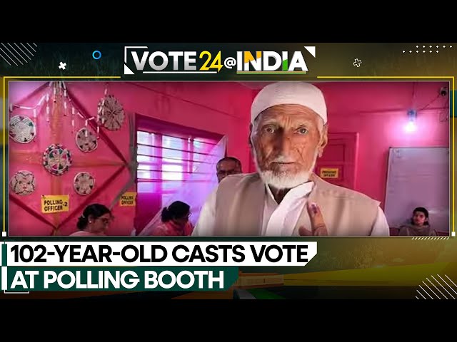 ⁣India General Election: 102-year-old casts vote at Jammu polling booth | WION
