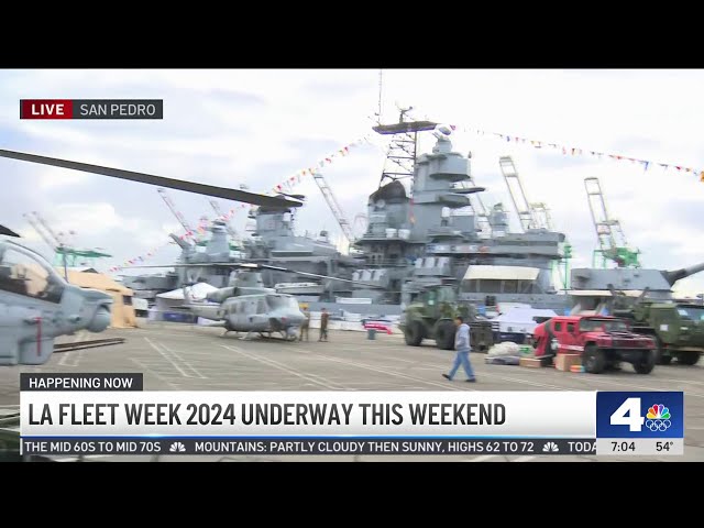 ⁣LA Fleet Week 2024 underway this weekend