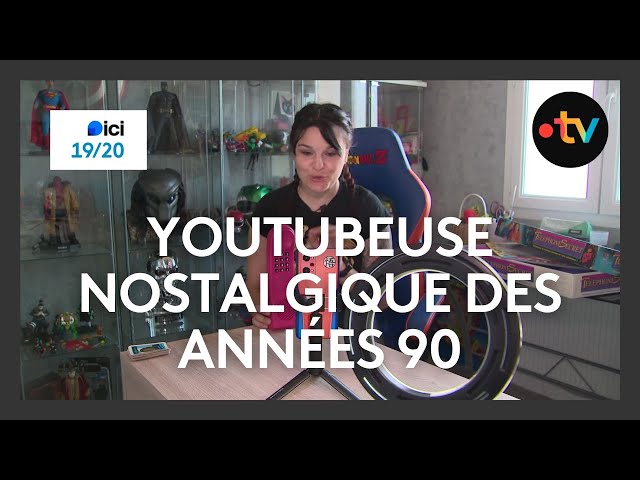 ⁣Youtubeuse, elle surfe sur la nostalgie des années 90