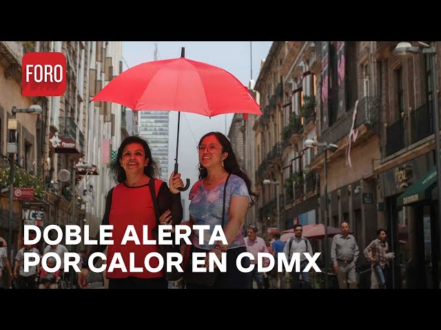 ⁣Hay doble alerta de calor en distintas alcaldías de la CDMX, hoy 25 de mayo - Las Noticias