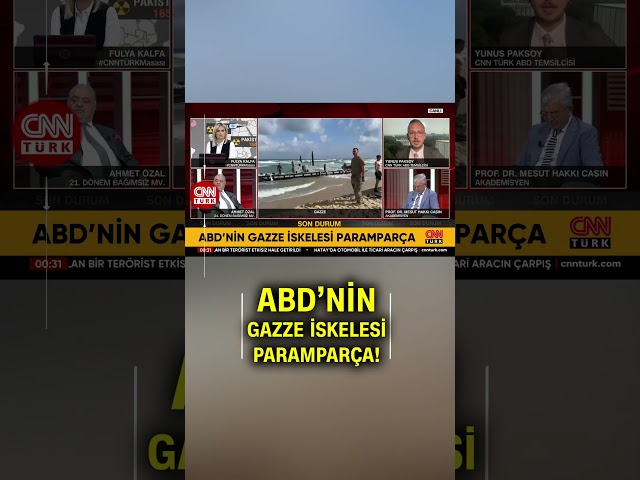 ABD Ordusu Sıkıntı İçinde! ABD'nin Gazze İskelesi Paramparça Oldu...