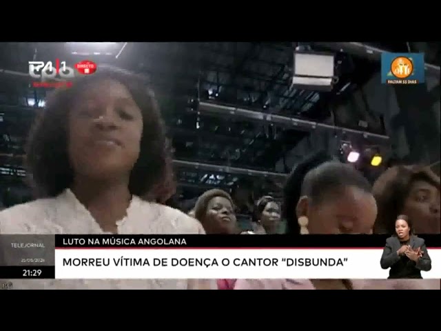 ⁣Luto na música na Angolana - Morreu vítima de doença o cantor " Disbunda"