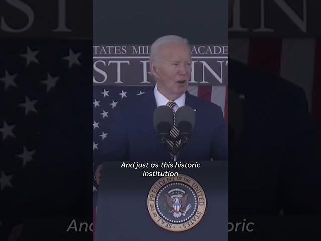 ⁣President Biden speaks to 'Guardians of American democracy' at West Point commencement #Sh